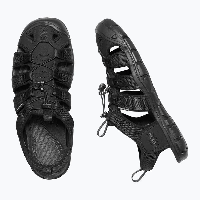 KEEN Clearwater CNX, sandali da trekking da uomo, triple nero 12