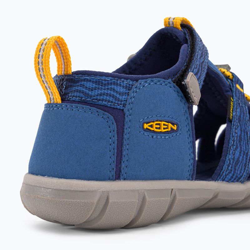 KEEN Seacamp II CNX, sandali da trekking per bambini in profondità blu e cobalto 8