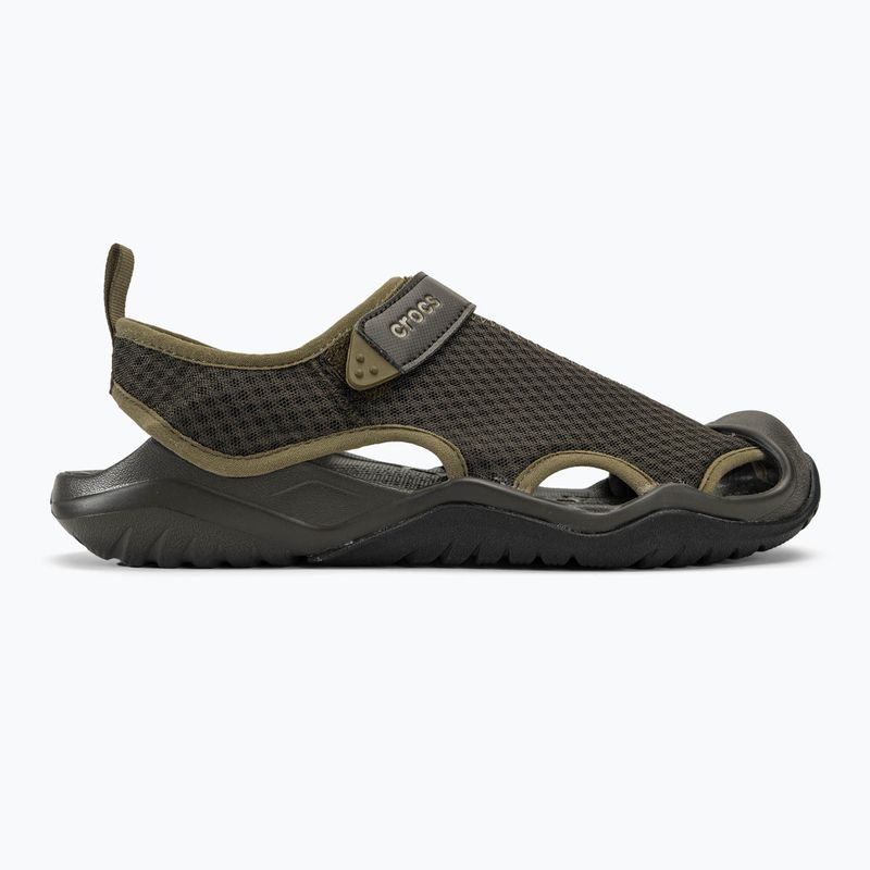 Sandali Crocs Swiftwater Mesh Deck espresso da uomo 2