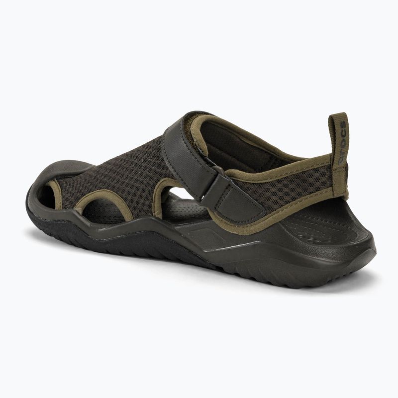 Sandali Crocs Swiftwater Mesh Deck espresso da uomo 3