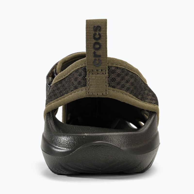 Sandali Crocs Swiftwater Mesh Deck espresso da uomo 6