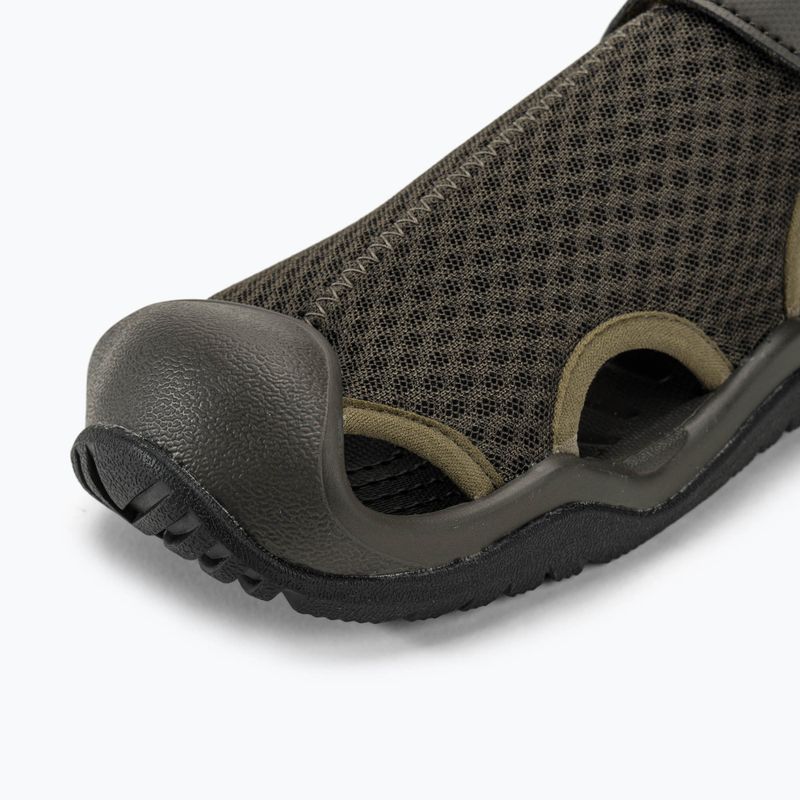 Sandali Crocs Swiftwater Mesh Deck espresso da uomo 7