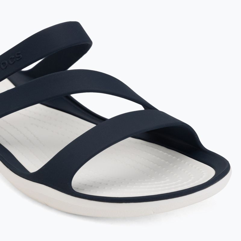 Ciabatte da donna Crocs Swiftwater Sandal navy/white 7