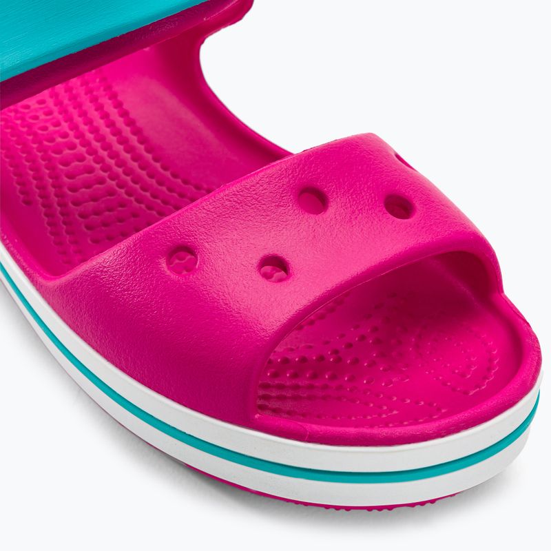 Crocs Crockband Bambini Sandali rosa confetto/piscina 7