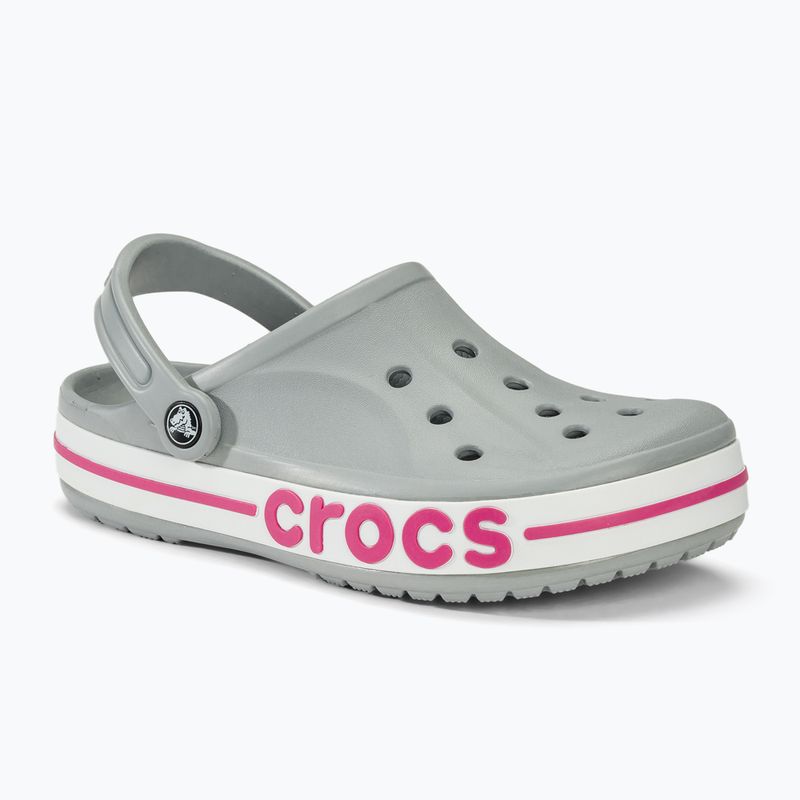 Crocs Bayaband Clog Ciabatte grigio chiaro/rosa confetto