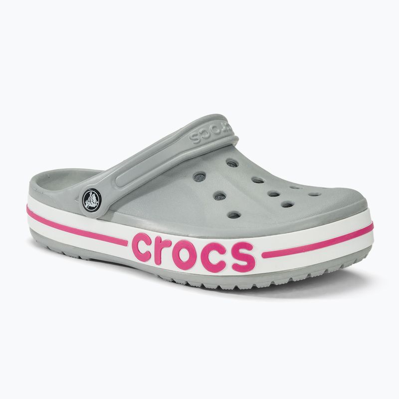 Crocs Bayaband Clog Ciabatte grigio chiaro/rosa confetto 2