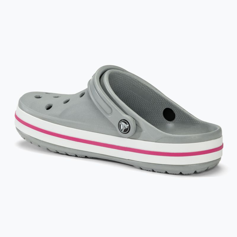 Crocs Bayaband Clog Ciabatte grigio chiaro/rosa confetto 3