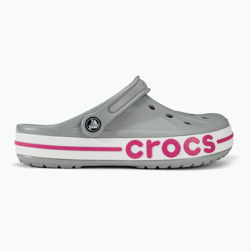 Crocs Bayaband Clog Ciabatte grigio chiaro/rosa confetto 4