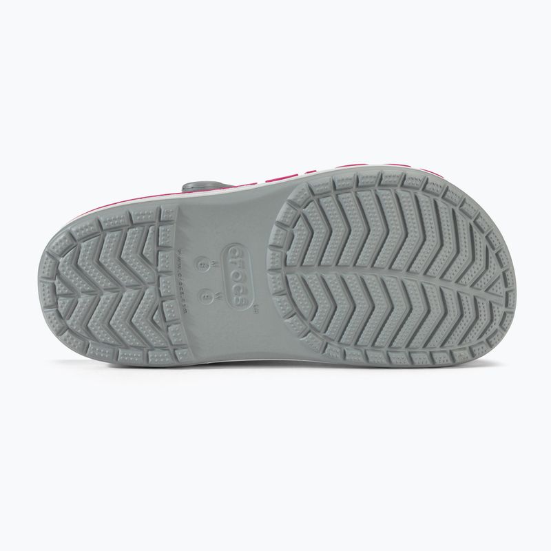 Crocs Bayaband Clog Ciabatte grigio chiaro/rosa confetto 5