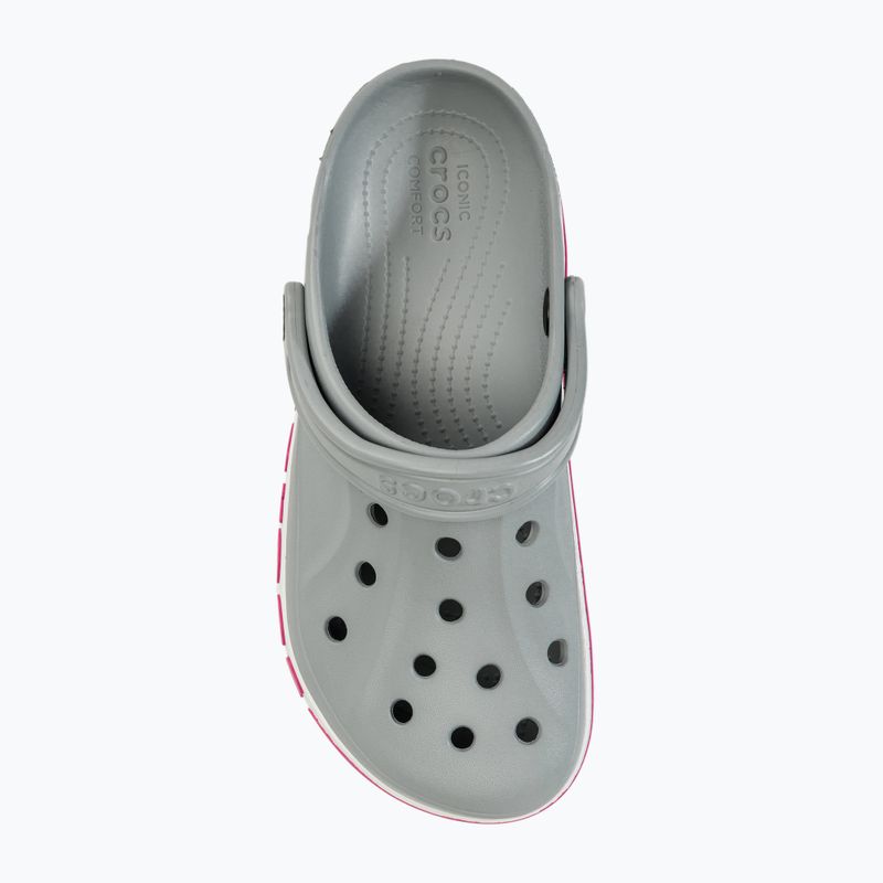 Crocs Bayaband Clog Ciabatte grigio chiaro/rosa confetto 6