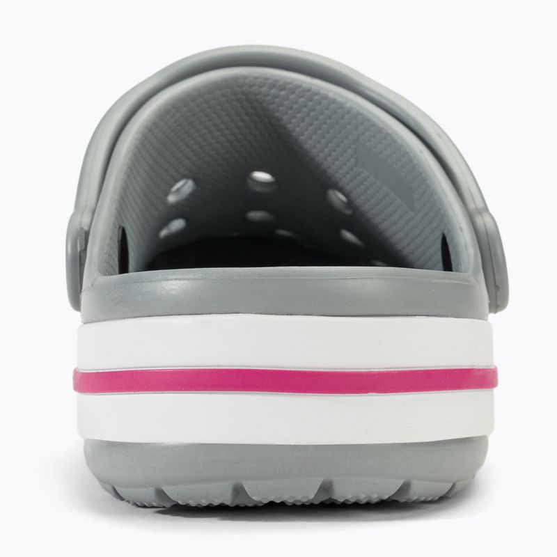 Crocs Bayaband Clog Ciabatte grigio chiaro/rosa confetto 7