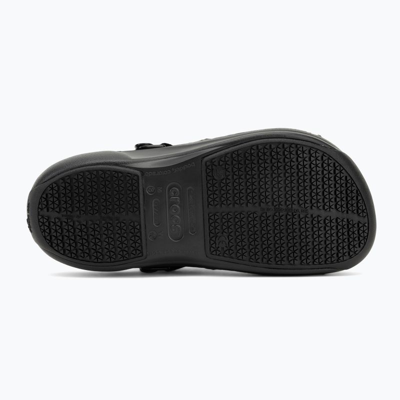 Zoccolo Crocs Bistro Pro LiteRide Uomo nero 5
