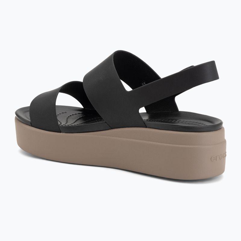 Sandali da donna  Crocs Brooklyn Low Wedge black/mushroom 3