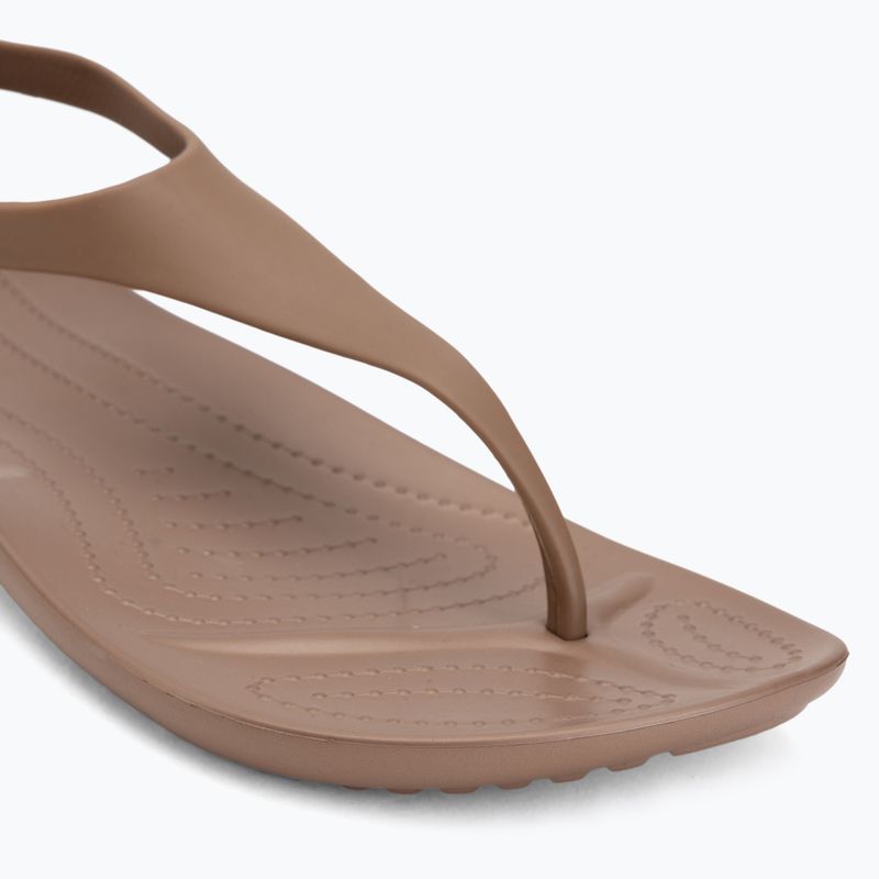 Infradito da donna Crocs Sexi Flip bronze 7