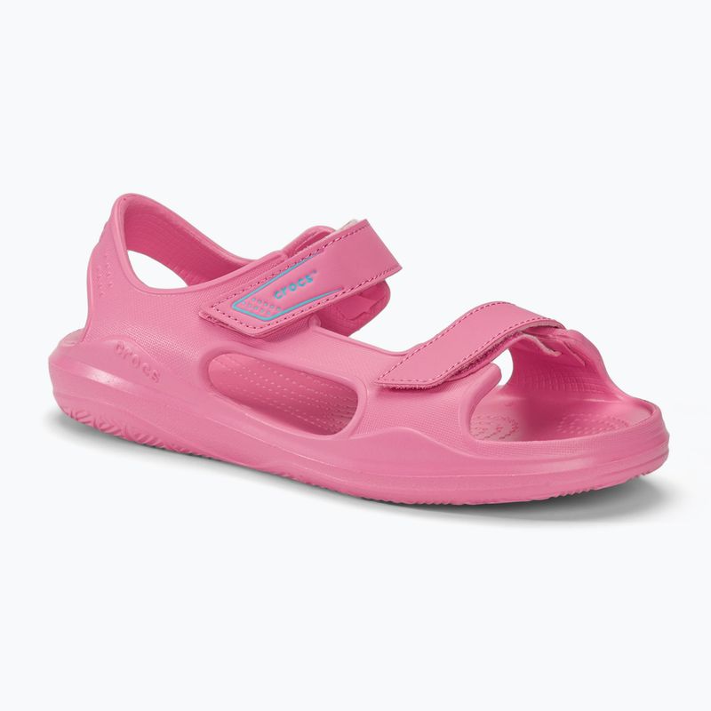 Crocs Swiftwater Expedition Bambini sandali rosa limonata