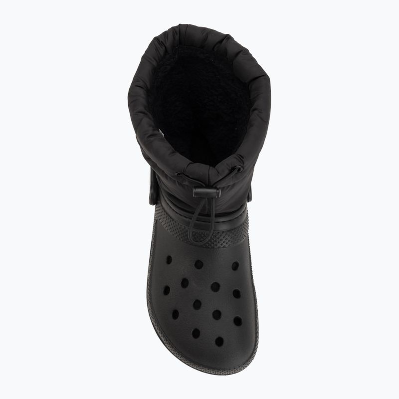 Doposci da neve Crocs Classic Lined Neo Puff Boot black/black 5