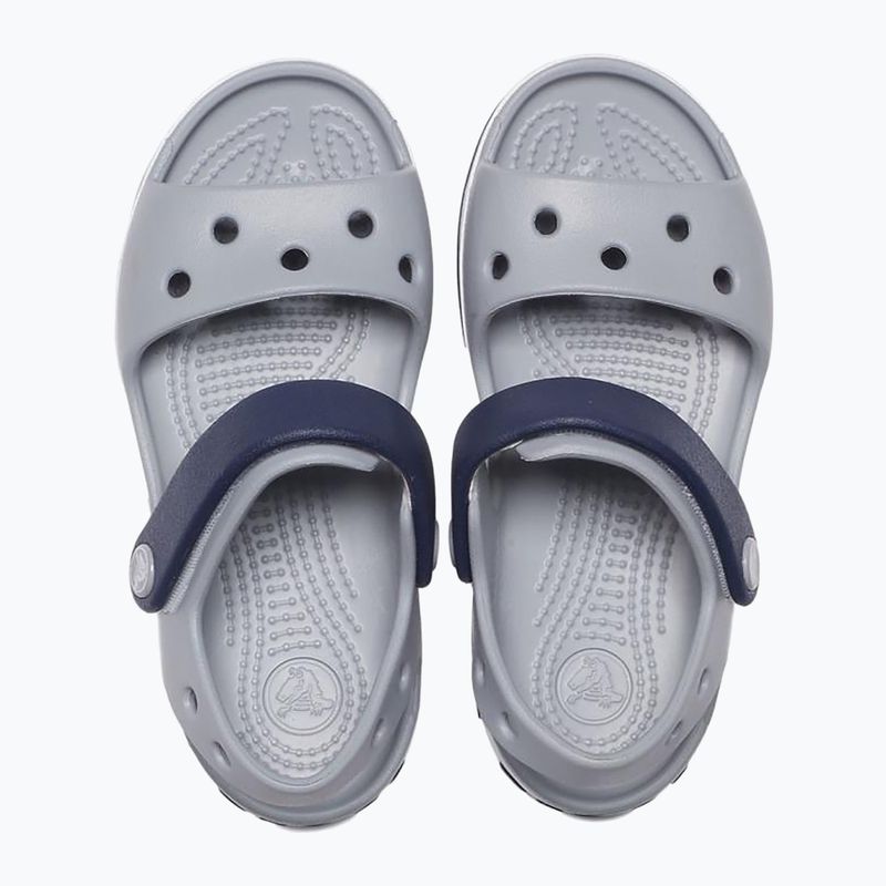 Crocs Crockband Bambini Sandalo grigio chiaro/navy 11