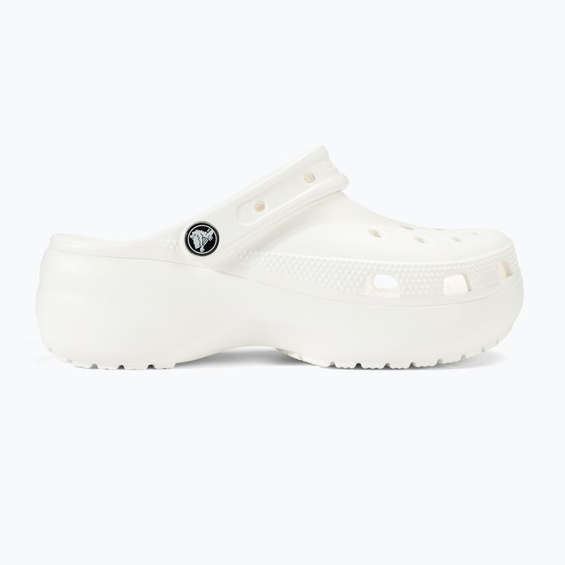 Crocs Classic Platform Clog bianco Ciabatte da donna 3