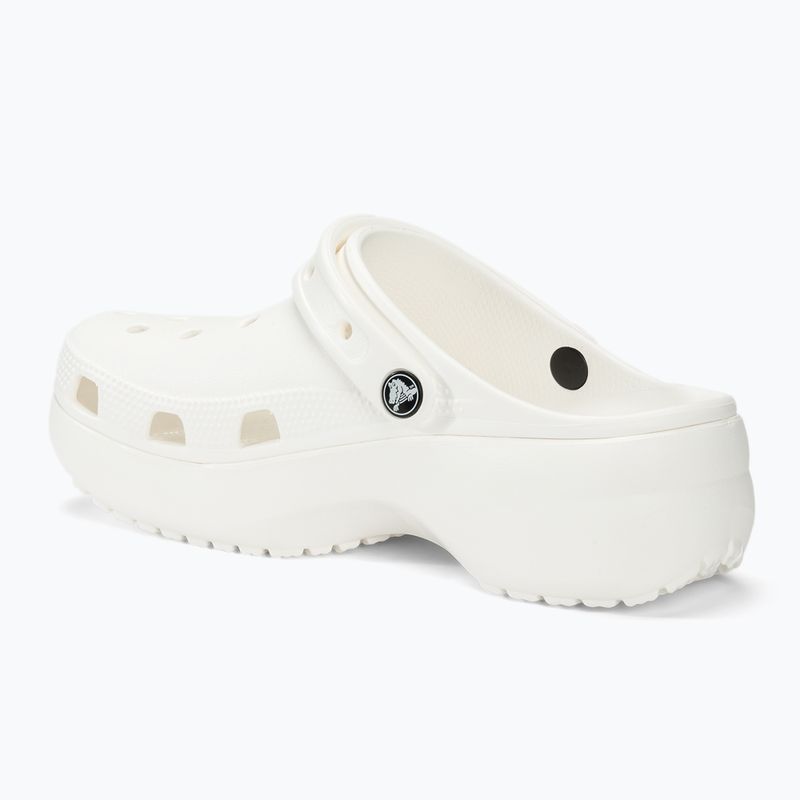 Crocs Classic Platform Clog bianco Ciabatte da donna 4