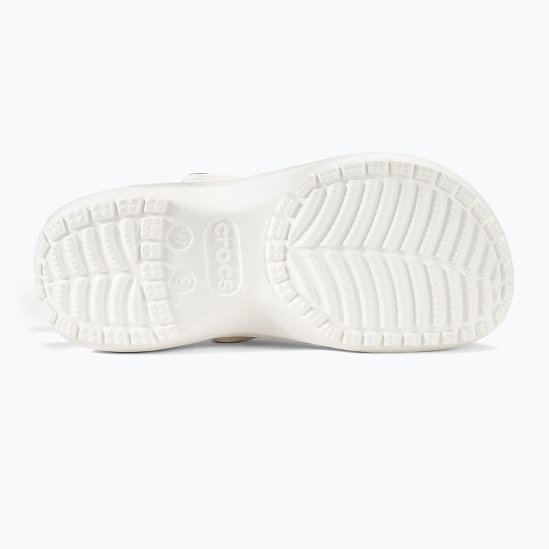 Crocs Classic Platform Clog bianco Ciabatte da donna 5