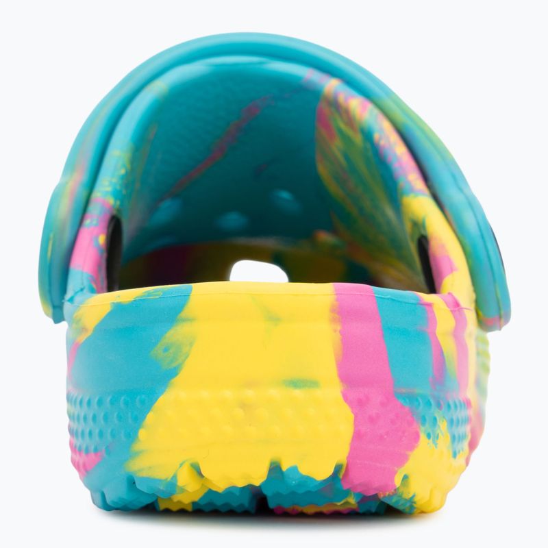 Crocs Classic Marbled Clog Toddler infradito digitale aqua/multi 7