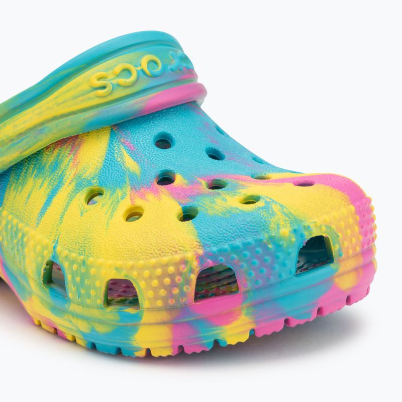 Crocs Classic Marbled Clog Toddler infradito digitale aqua/multi 8