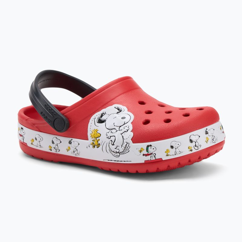 Crocs Fun Lab Snoopy Woodstock Clog Bambini infradito di fiamma 2