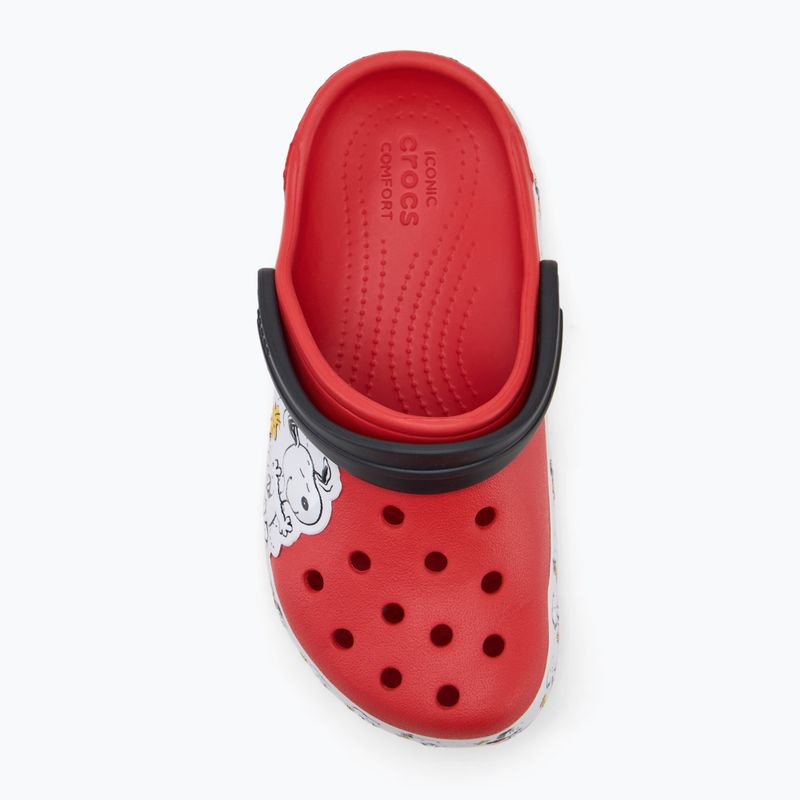 Crocs Fun Lab Snoopy Woodstock Clog Bambini infradito di fiamma 6