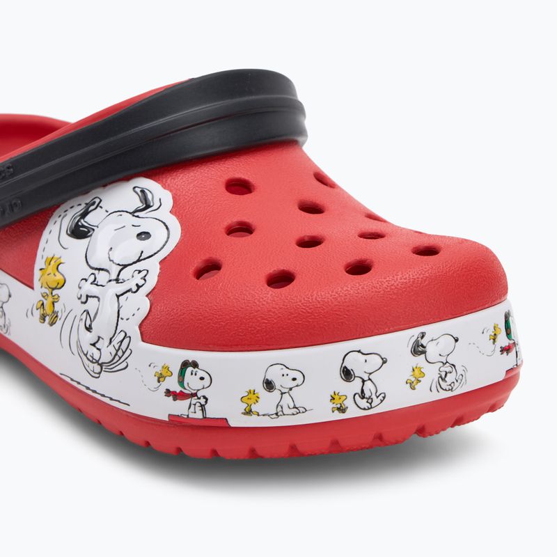 Crocs Fun Lab Snoopy Woodstock Clog Bambini infradito di fiamma 8