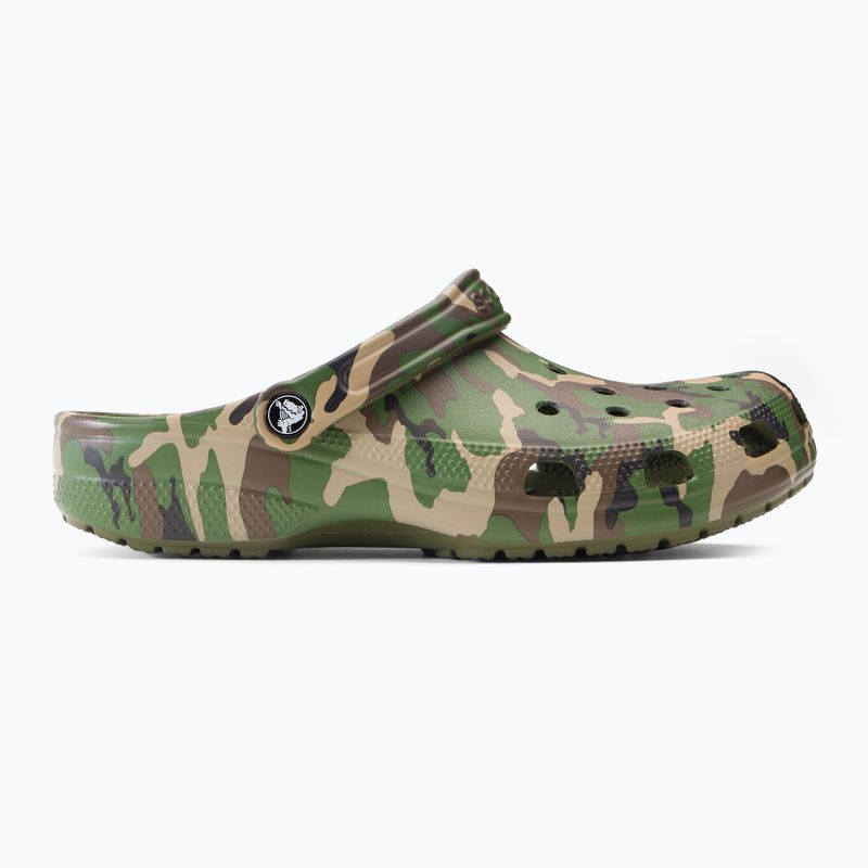 Crocs Classic Printed Camo Clog verde militare/multi infradito 3
