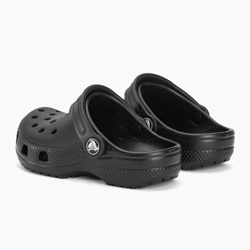 Crocs Classic Clog T nero infradito per bambini 4