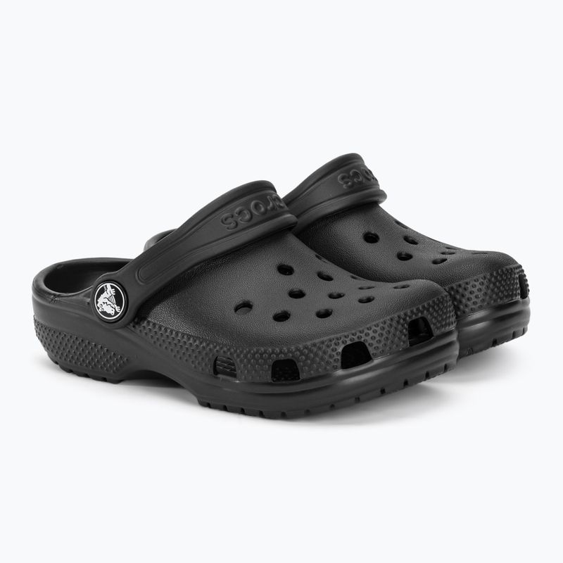 Crocs Classic Clog T nero infradito per bambini 5