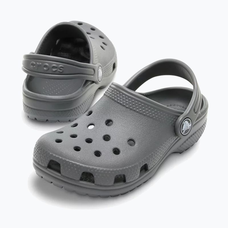 Crocs Classic Clog Infradito bambino grigio ardesia 6