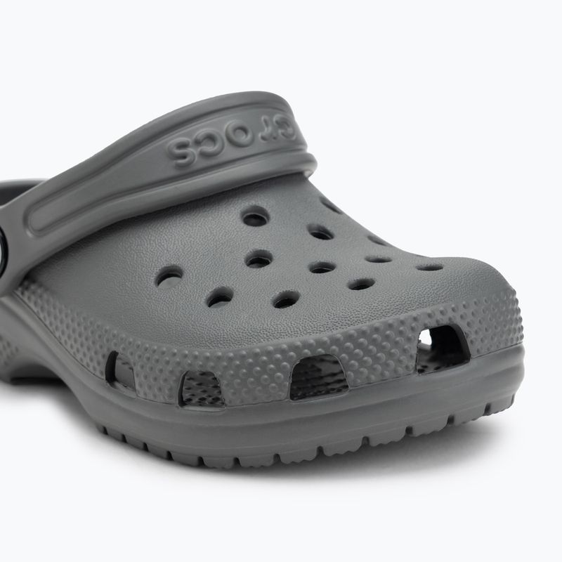 Crocs Classic Clog Infradito bambino grigio ardesia 8