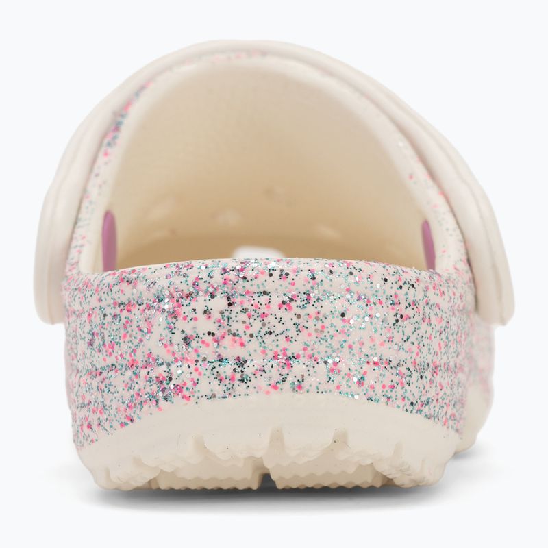 Crocs Classic Glitter Clog Toddler infradito oyster 7