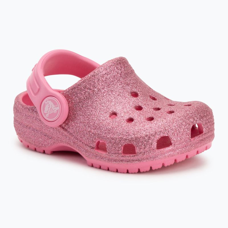 Crocs Classic Glitter Clog Toddler infradito rosa lrmonade 2