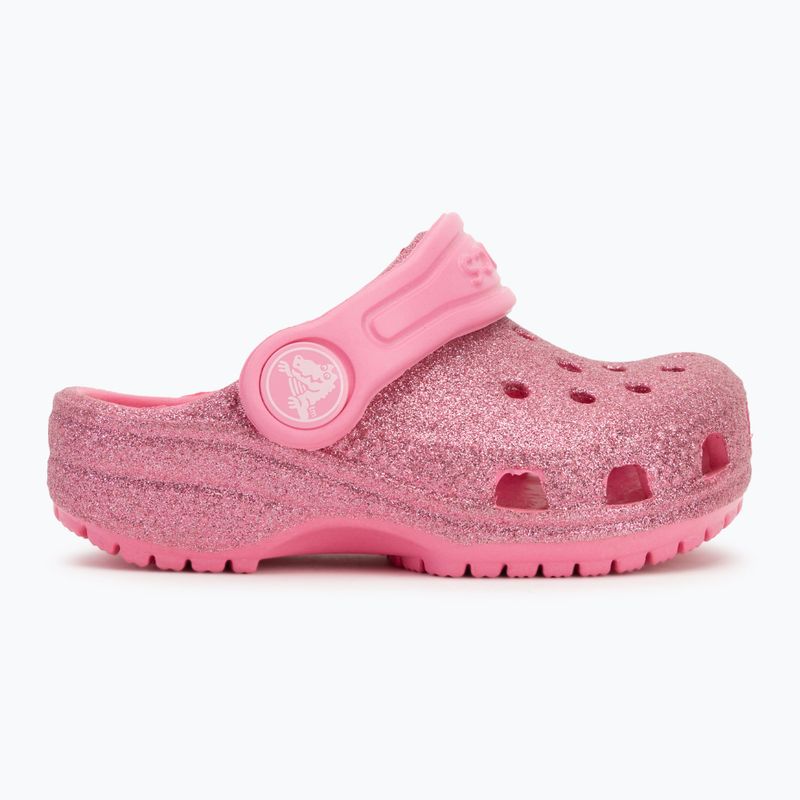 Crocs Classic Glitter Clog Toddler infradito rosa lrmonade 3