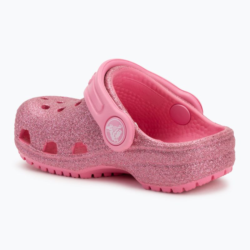 Crocs Classic Glitter Clog Toddler infradito rosa lrmonade 4