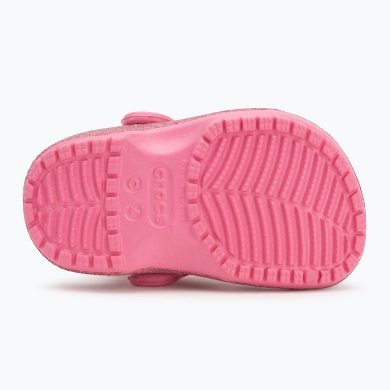 Crocs Classic Glitter Clog Toddler infradito rosa lrmonade 5