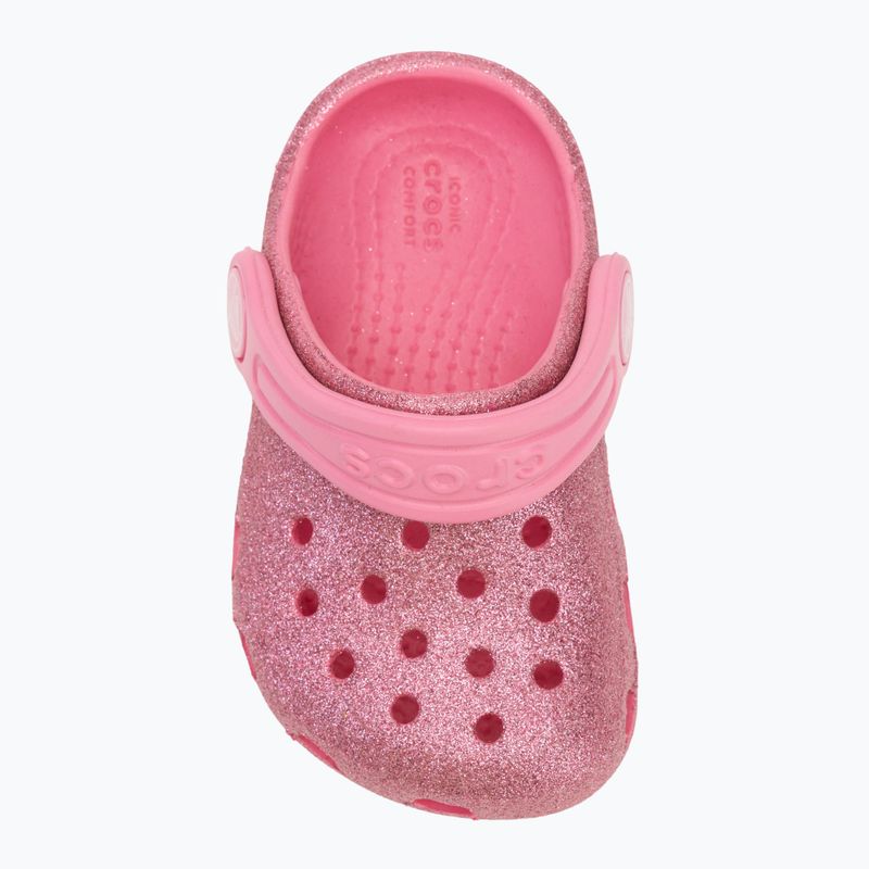 Crocs Classic Glitter Clog Toddler infradito rosa lrmonade 6