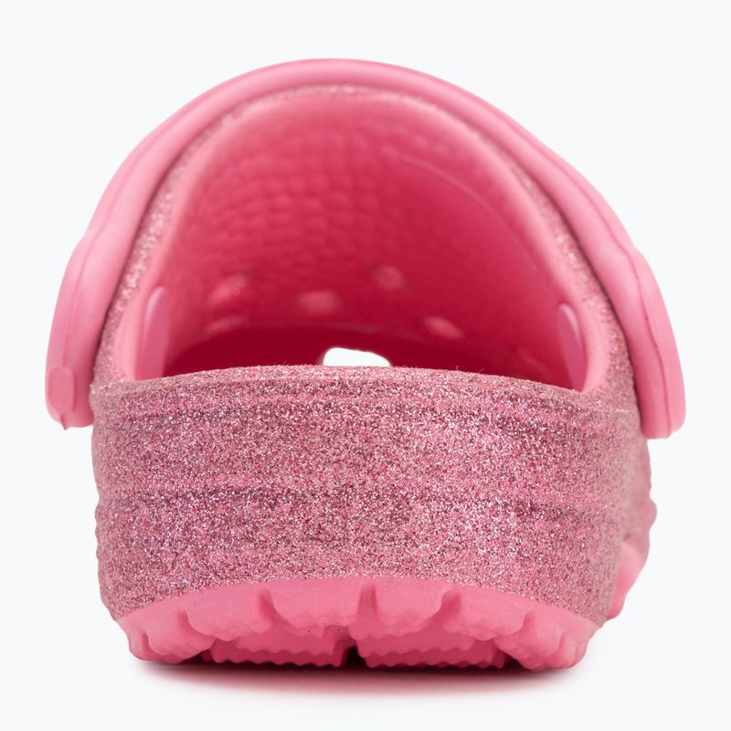Crocs Classic Glitter Clog Toddler infradito rosa lrmonade 7
