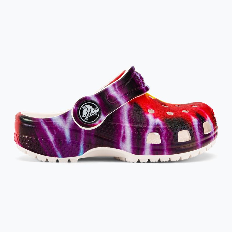 Crocs Classic Tie-Dye Graphic Clog T infradito per bambini multicolore 3