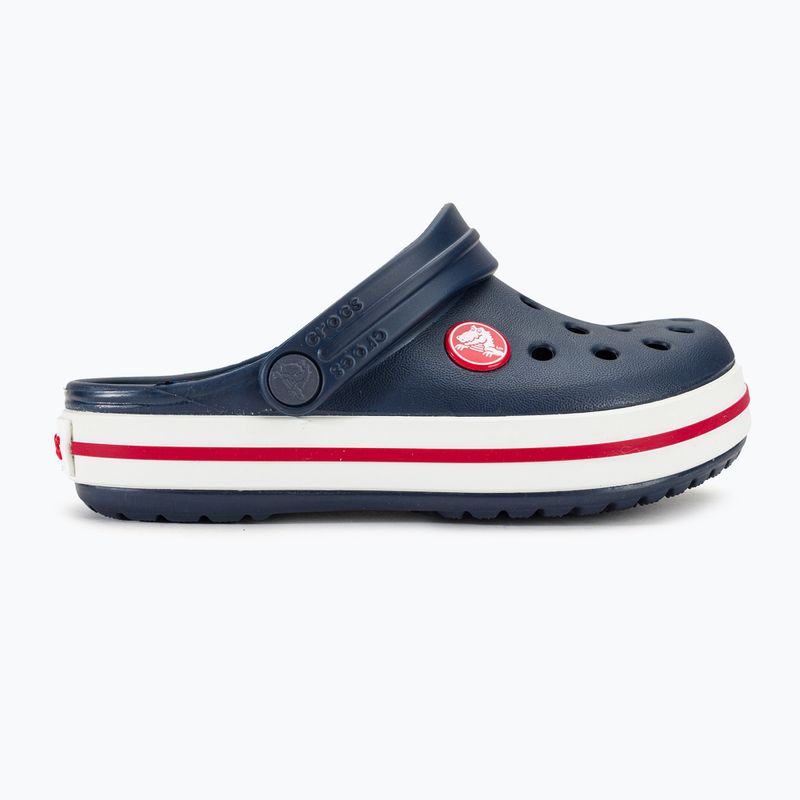 Infradito Crocs Crocband Clog per bambini, navy/rosso 3