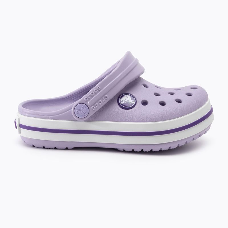 Ciabatte Crocs Crocband Clog per bambini lavanda/neon 3