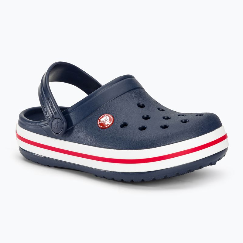 Infradito Crocs Crocband Clog per bambini, navy/rosso 2