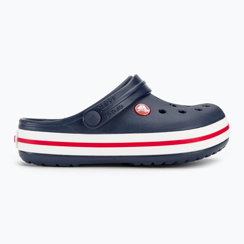 Infradito Crocs Crocband Clog per bambini, navy/rosso 3