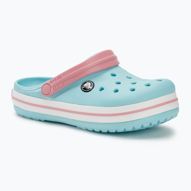 Infradito Crocs Crocband Clog blu ghiaccio/bianco per bambini