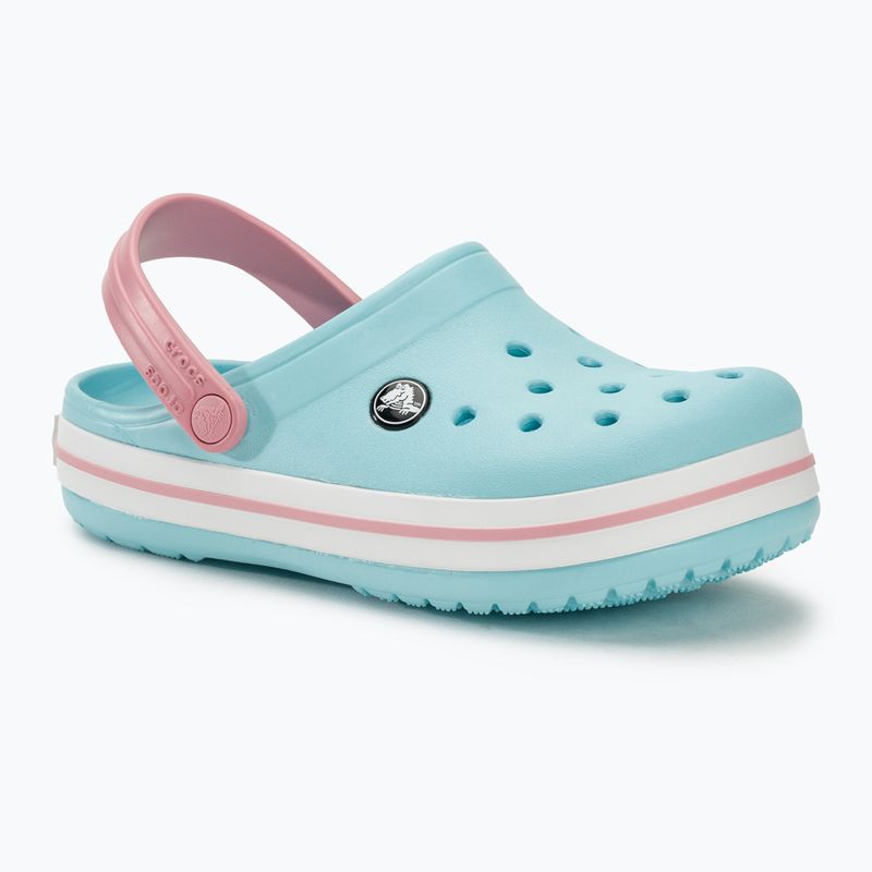 Infradito Crocs Crocband Clog blu ghiaccio/bianco per bambini 2