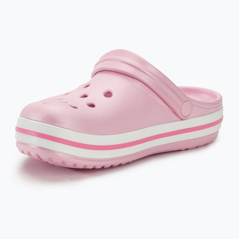 Crocs Crocband Clog ballerina rosa infradito per bambini 5