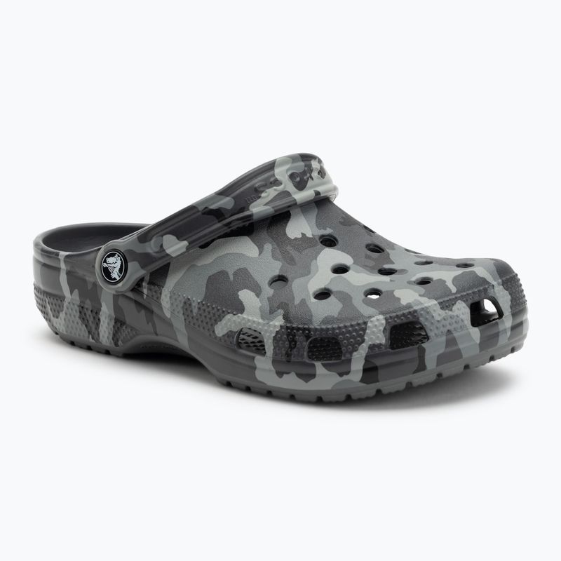 Crocs Classic Printed Camo Clog grigio ardesia/multi infradito